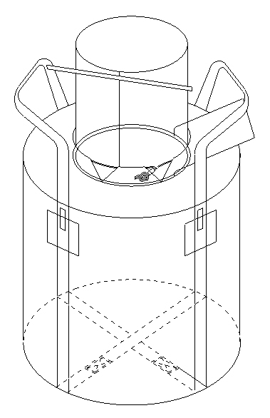 Flexible intermediate bulk container  number006
